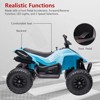Jojoka 24V Officially Licensed Mc-Laren Ride on ATV Car, Hipicute Battery Powered Electric Off-Road Car w/ 2 Speeds,LED Lights,MP3 - 3 of 4