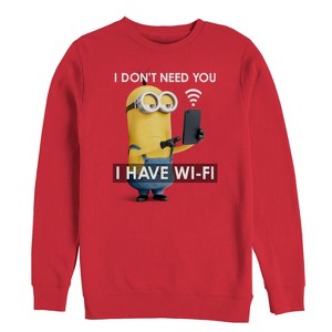 Men's Despicable Me Minion Wi-Fi Sweatshirt - 1 of 3