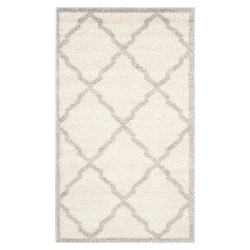 3'X5' Amherst Festival Outdoor Rug Beige/Light Gray - Safavieh