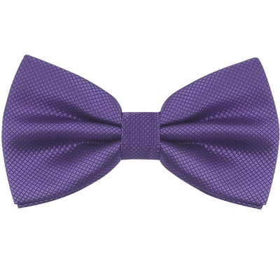 INSPIRE CHIC Men's Adjustable Solid Pre-tied Bow Tie