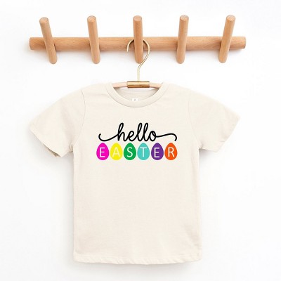 The Juniper Shop Hello Easter Eggs Youth Short Sleeve Tee