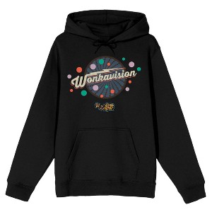 Willy Wonka & the Chocolate Factory Wonkavision Men's Black Sweatshirt - 1 of 2