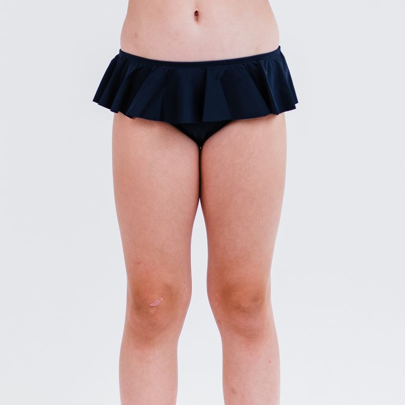 Calypsa Girl's Ruffled Bikini Bottom, 1 of 4