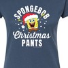 Women's - SpongeBob SquarePants - Spongebob Christmas Pants Fitted Graphic T-Shirt - 2 of 4