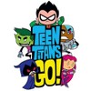 Teen Titans Go Characters And Logo Boy's Royal Blue T-shirt - 2 of 3