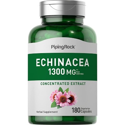 Piping Rock Echinacea Extract 1300mg | 180 Capsules
