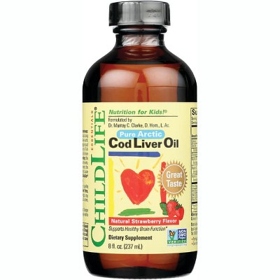 ChildLife Essentials Pure Arctic Cod Liver Oil - Natural Strawberry 8 fl oz.