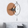YIYIBYUS Modern Wall Clock with Pendulum, Large Modern Wall Clock for Living Room - 2 of 4