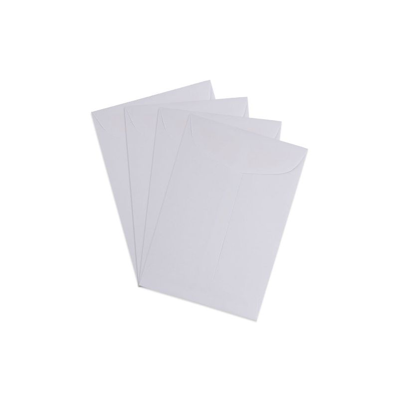 JAM Paper 1 Scarf Open End Catalog Envelopes 4.625 x 6.75 White 1623988I, 3 of 5