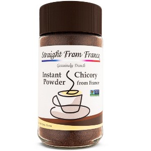 Straight From France Caffeine Free Chicory, Instant Coffee Substitute Rich in Prebiotic Fibers - 1 of 4