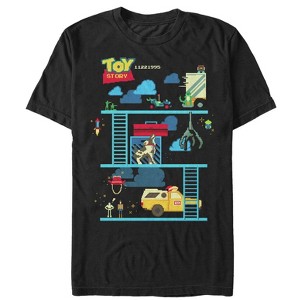 Men's Toy Story Video Game High Score T-Shirt - 1 of 4