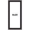 PosterPalooza | Panoramic Antique Red Picture Frame - UV Acrylic, Foam Board Backing, Hanging Hardware - 2 of 4