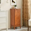 Modern Bathroom Floor Cabinet &Linen cabinet with Adjustable Shelves - 2 of 4