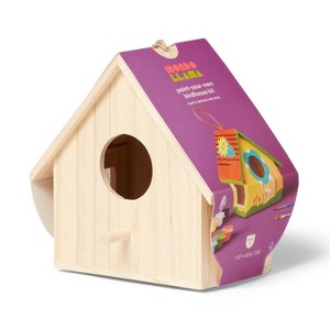 Wood Birdhouse Painting Craft Kit - Mondo Llama™ - 1 of 4