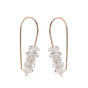 Herkimer Diamond Threader Earrings - 1 of 4