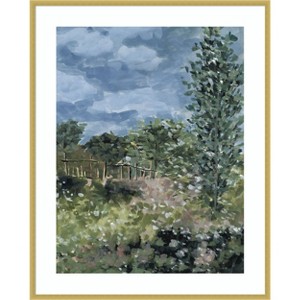 Amanti Art Mosaic Meadow II by Melissa Wang Wood Framed Wall Art Print - 1 of 4