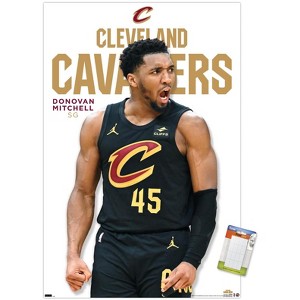 Trends International NBA Cleveland Cavaliers - Donovan Mitchell Feature Series 23 Unframed Wall Poster Prints - 1 of 4