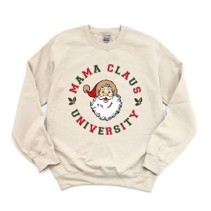 Simply Sage Market Women's Graphic Sweatshirt Mama Claus Circle - 1 of 4
