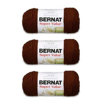  Bernat Softee Cotton Clear White Yarn - 3 Pack of 120g/4.25oz -  Nylon - 3 DK (Light) - 254 Yards - Knitting, Crocheting & Crafts