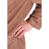 HalloweenCostumes.com The Big Lebowski Adult The Dude Costume Mens, Tan Full Length Bathrobe Halloween Outfit with Pockets - 2 of 4