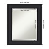 Amanti Art Oliver Beveled Wood Framed Bathroom Vanity Wall Mirror - 3 of 4
