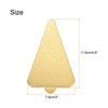 Unique Bargains Grease Proof Disposable Mini Triangle Cake Boards 100 Pcs 4.65" x 3.07" - 2 of 4