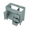 36 Inch Bathroom Vanity, Bathroom Vanity With 3 Drawers, Storage Space, Solid Wood Frame - 2 of 4