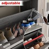 Famapy Wood Grain Design Shoe Cabinet Entryway Shoe Rack 3 Tier Shelves - 3 of 4