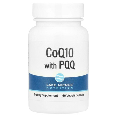 Lake Avenue Nutrition CoQ10 with PQQ, 100 mg, 60 Veggie Capsules