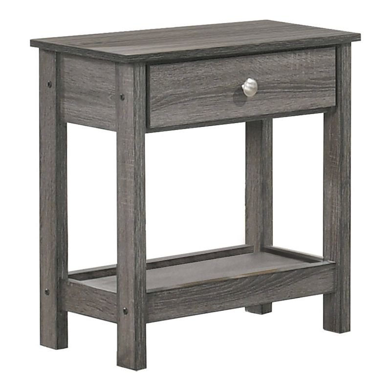 Clonard Wooden End Table Gray - HOMES: Inside + Out, 1 of 6