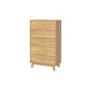 Plank+Beam Solid Wood Classic 5-Drawer Solid Wood Dresser, Storage Dresser for Bedroom, Chest of Drawers - 2 of 4