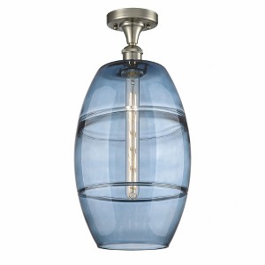 Vaz - 1 Light Semi-Flush Mount In Industrial Style-19.75 Inches Tall and 10 Inches Wide - 1 of 1