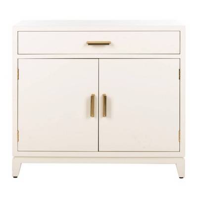 1 Drawer Nigel, 2 Door Chest White - Safavieh