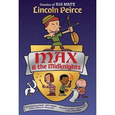 Max & the Midknights -  (Max and the Midknights) by Lincoln Peirce (Hardcover)