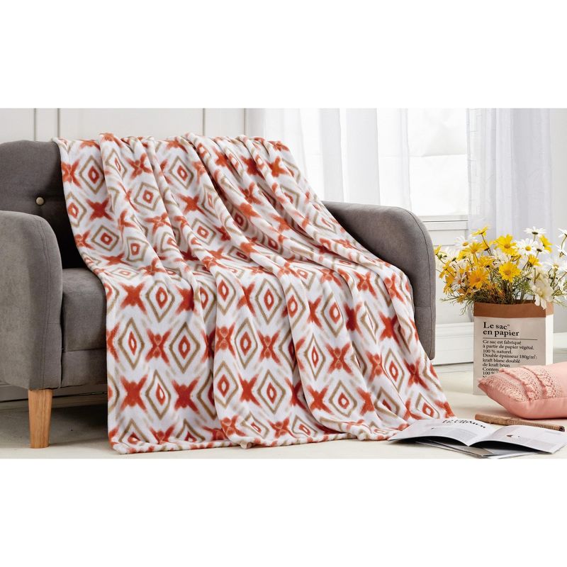 Noble House Extra Soft Microplush Throw Blanket 50" x 70" - Idirs, 3 of 4