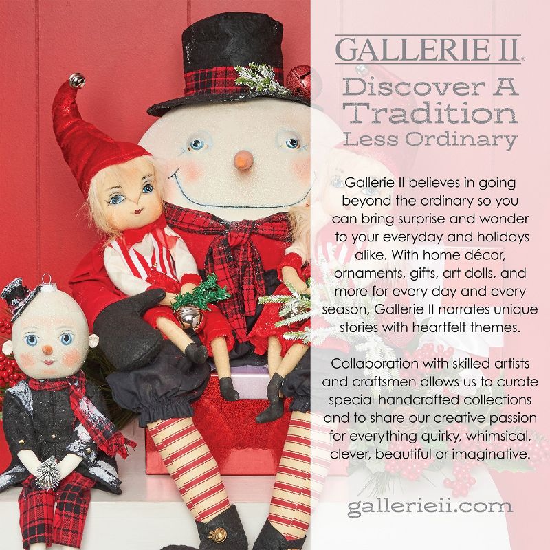 Gallerie II Grey Wool Santa, 5 of 6