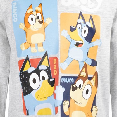 Bluey Bingo Dad Little Boys 2 Pack T-Shirts Blue/Gray 7-8 — фото 6
