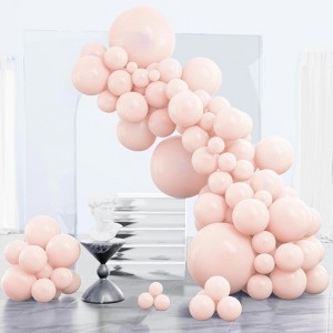 PartyWoo Balloons Pale Pink 18 12 10 5 Inch 85 pcs - 1 of 4