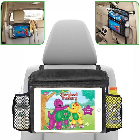 Insten 2 Pack Backseat Car Organizer With 5 Storage Pockets & Tablet Holder  For Drinks, Toys, And Travel Accessories : Target