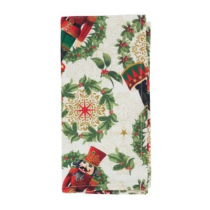 Saro Lifestyle Nutcracker Design Holiday Table Napkins (Set of 4) - 1 of 4