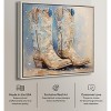 Art Remedy Glam Cowgirl Boots Chic Farmhouse Wall Art Framed - 3 of 4
