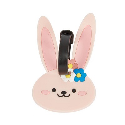 Kids' 5-Piece Pink Bunny Hard Shell Spinner Luggage Set