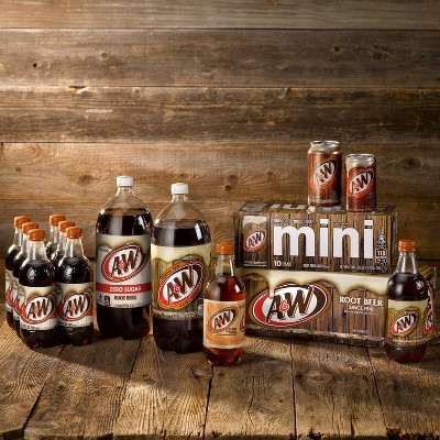 A&#38;W Root Beer Soda - 10pk/7.5 fl oz Mini Cans_2