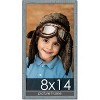 PosterPalooza | Photo Size Textured Blue Picture Frame - UV Acrylic, Foam Board Backing, Hanging Hardware - 2 of 4