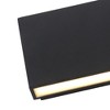 C Cattleya 2-Light Black Hardwired Aluminum LED Outdoor Wall Light - 3 of 4