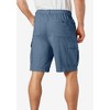 KingSize Men's Big & Tall Knockarounds 8" Full-Elastic Cargo Shorts - 3 of 4