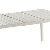 Lafuma ORON Extendable 6 to 8 Person Outdoor Aluminum Garden Dining Table with Slatted Top for Backyard Patios and Decks - 4 of 4