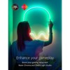 Twinkly Flex 7ft, LED Tube Multi Color, RGB LED Strip Flexible, Compatible with Alexa & Google, 16 M+ Colors, USB C Power, App Mapping, White Wire - 3 of 4