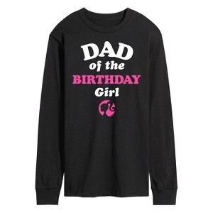 Men's - Barbie - Dad of The Birthday Girl Long Sleeve Graphic T-Shirt - 1 of 4