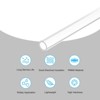 Unique Bargains Lamp and Lantern Water Cooling System Acrylic Rigid Round Pipe Clear 10" - 3 of 4